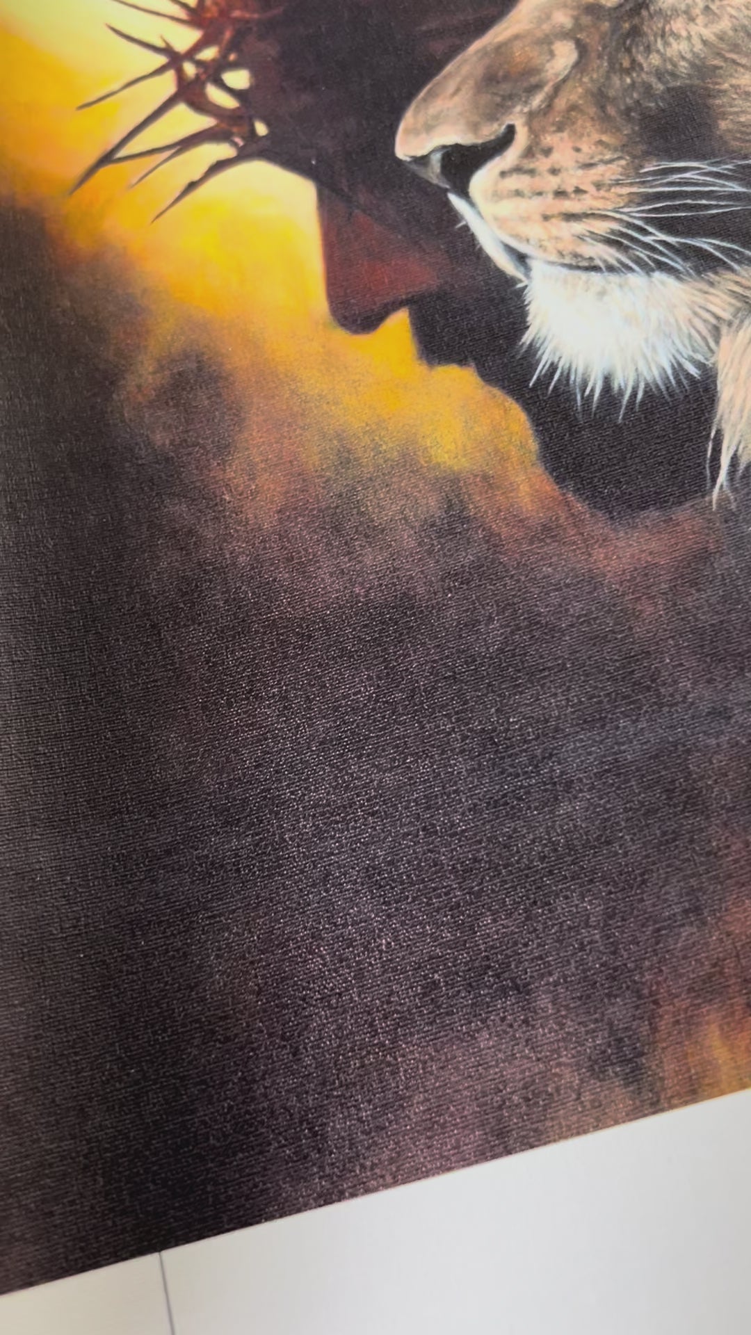 D#. 12 - The Lion of Judah - 11"x14" Canvas Print Vanessa Horabuena