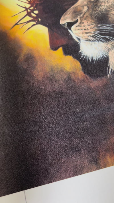 D#. 12 - The Lion of Judah - 11"x14" Canvas Print Vanessa Horabuena