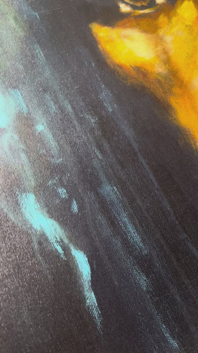 CM# 62 - The Shroud of Turin - The Colors of Life - 36"x48" Canvas Print Vanessa Horabuena