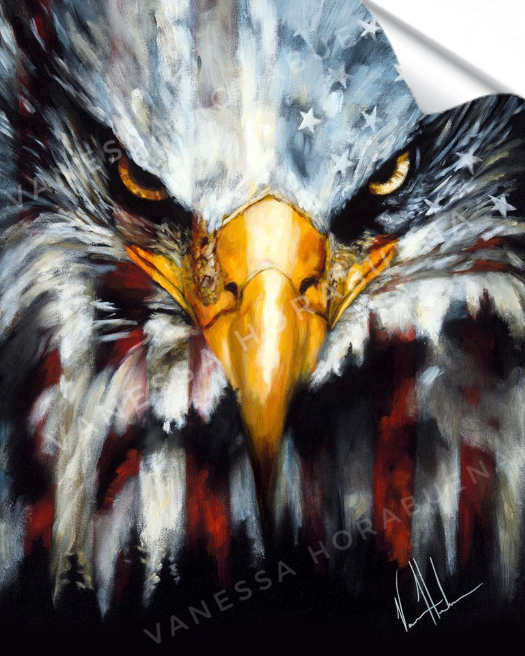 Stripes of Freedom - Sticker Vanessa Horabuena