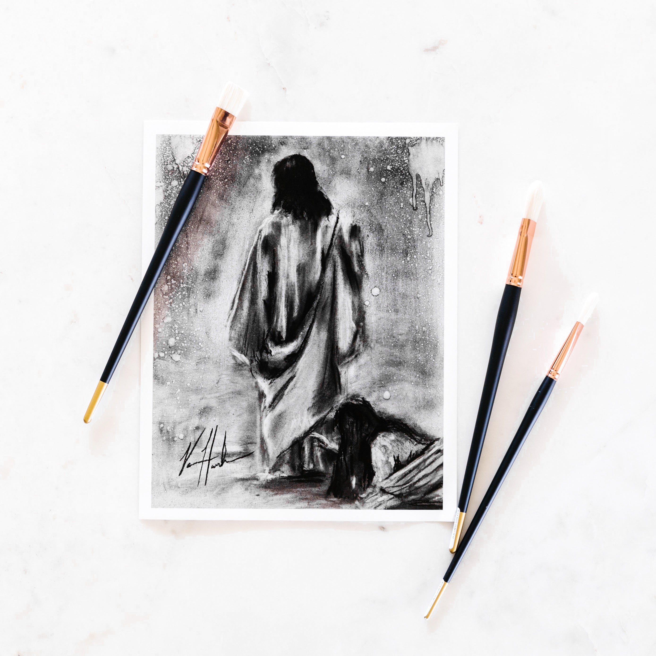 Jesus Healer (Sketch) Vanessa Horabuena