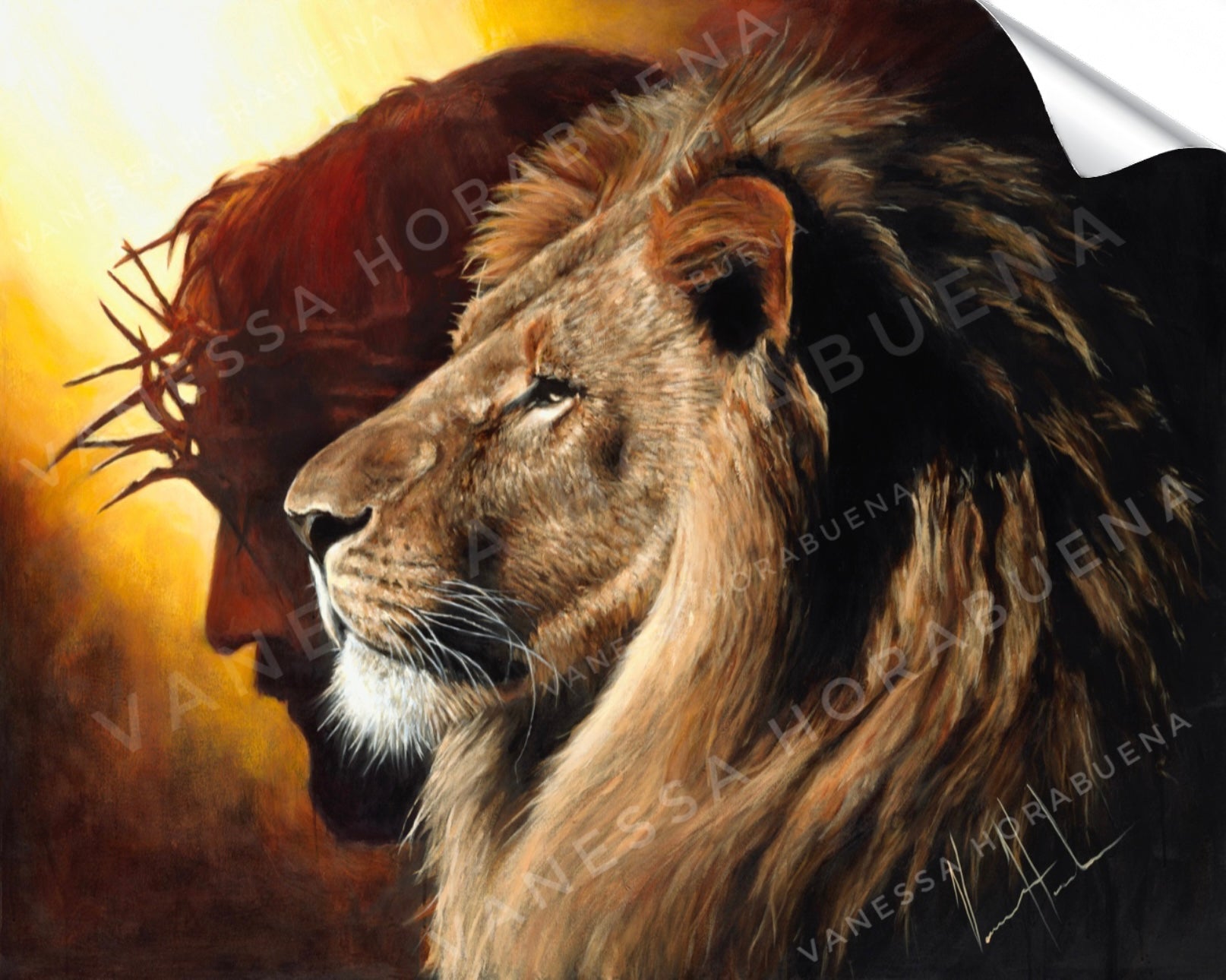 Lion of Judah - Sticker Vanessa Horabuena