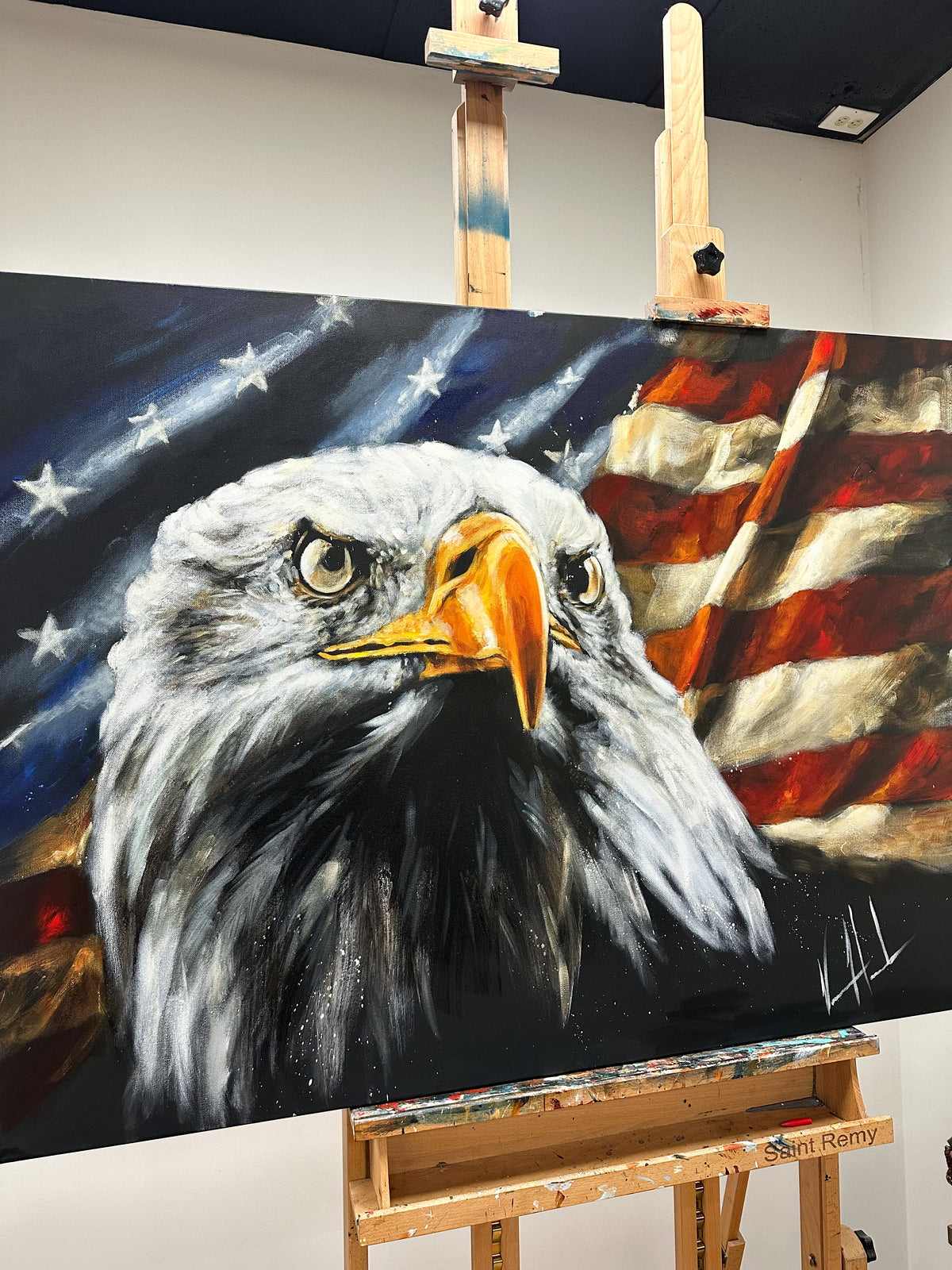 The Fight for Freedom - 36”x48” Original Acrylic Painting